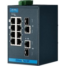 8FE+2G IND. SWITCH WITH ETHERNET/IP, W/T
