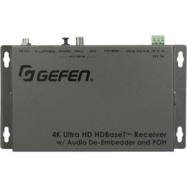 Gefen 4K Ultra HD HDBaseT Receiver w/ Audio De-Embedder and POH