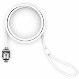 T-BAR SECURITY KEYED CABLE LOCK WHITE