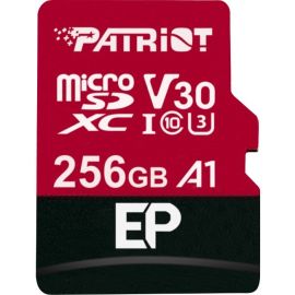 PATRIOT EP SERIES 256GB MICRO SDXC V30 A1 UHS-1 U3 C10