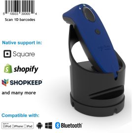 Socket Mobile SocketScan S700, Linear Barcode Scanner, Blue & Black Charging Dock