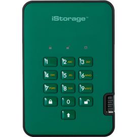 iStorage diskAshur2 HDD 3 TB | Secure Portable Hard Drive | Password Protected | Dust/Water-Resistant | Hardware Encryption IS-DA2-256-3000-GN