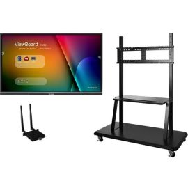 ViewSonic ViewBoard IFP6550-E2 - 4K Interactive Display with WiFi Adapter and Mobile Trolley Cart - 350 cd/m2 - 65