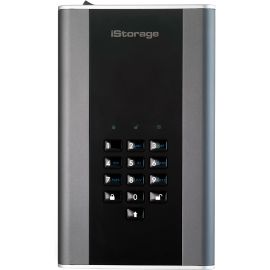iStorage diskAshur DT2 14 TB Secure Encrypted Desktop Hard Drive | FIPS Level-3 | Password protected | Dust/Water Resistant. IS-DT2-256-14000-C-X