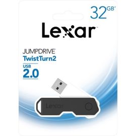 LEXAR 32GB TWISTTURN2,USB 2.0 BLK