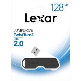 LEXAR 128GB TWISTTURN2,USB 2.0 BLK