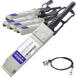 ADDON BROCADE (FORMERLY) COMPATIBLE TAA COMPLIANT 100GBASE-CU QSFP28 TO 4XSFP28