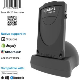 Socket Mobile DuraScan D840, Universal Barcode Scanner & Charging Dock