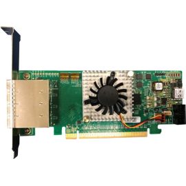 PCIE X16 GEN 4 SWITCH-BASED CABLE ADAPTER WITH FOUR X4 MINI-SAS HD CABLE INPUTS