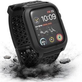 IMPACT STEALTH BLK SINGLE PROT CASE F/44MM APPLE WATCH SERIES5