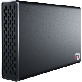 Fantom Drives FD DUO - Portable 2 Bay SSD RAID Enclosure - USB 3.2 Gen 2 Type-C - Black - Made with High Quality Aluminum - Transfer Speed up to 850MB/s - 1 Year Warranty - (DMR000E)