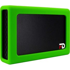 Fantom Drives FD DUO - Portable 2 Bay SSD RAID Enclosure Silicone Bumper Add-On - Green - (DMR000ERG)