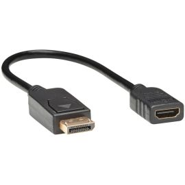 Eaton Tripp Lite Series DisplayPort to HDMI Video Adapter Video Converter (M/F), HDCP, Black, 1 ft.
