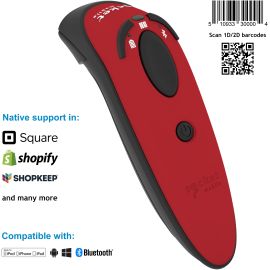 Socket Mobile DuraScan D740, Universal Barcode Scanner, Red
