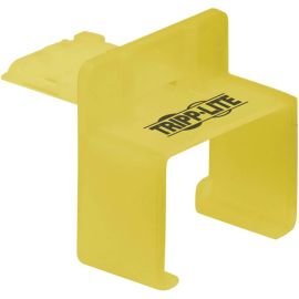 Tripp Lite by Eaton Universal RJ45 Plug Locks Patch Panel Wall Plate Yellow 10 Pack