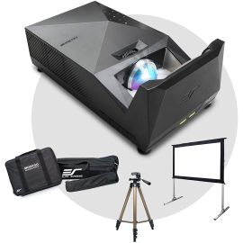 EliteProjector MosicGO MGFU-S Ultra Short Throw DLP Projector - 16:9 - Portable, Ceiling Mountable - Black