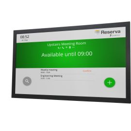 Black Box Reserva iCompel Edge Touchscreen Room Sign