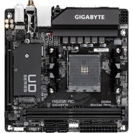 Gigabyte Ultra Durable A520I AC Desktop Motherboard - AMD A520 Chipset - Socket AM4 - Mini ITX