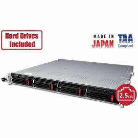 BUFFALO TeraStation 3420 4-Bay SMB 8TB (4x2TB) Rackmount NAS Storage w/ Hard Drives Included