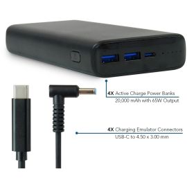 ADAPT4 ACTIVE CHARGE UPGRADE WITH HP CONNECTORS - 4X 20,000 MAH ACTIVE CHARGE PO