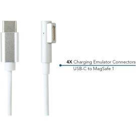 MACBOOK EMULATOR CHARGING CABLES - 4-PACK OF USB-C TO 0.5IN 5-PIN MAGNETIC MAGSA