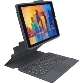ZAGG - Pro Keys Wireless Keyboard with Trackpad and Detachable Case - Compatible with The Apple iPad 9th Gen 10.2