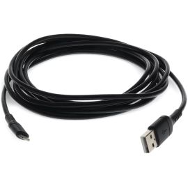 AddOn 1.0m (3.3ft) USB 2.0 (A) Male to Lightning Male Sync and Charge Black Cable