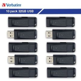32GB Store 'n' Go USB Flash Drive - 10pk Business Bulk - Black