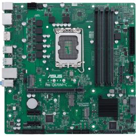 Asus PRO Q670M-C-CSM Desktop Motherboard - Intel Q670 Chipset - Socket LGA-1700 - Intel Optane Memory Ready - Micro ATX