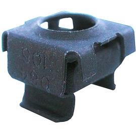 12-24 CAGE NUTS, BLACK, COMPATIBLE WITH INDUSTRY STANDARD 3/8 INCH SQUARE HOLE R