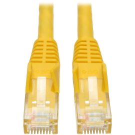Eaton Tripp Lite Series Cat6 Gigabit Snagless Molded (UTP) Ethernet Cable (RJ45 M/M), PoE, Yellow, 5 ft. (1.52 m)
