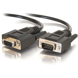 C2G 15ft DB9 M/F Extension Cable - Black