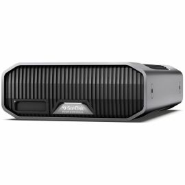 SanDisk Professional G-DRIVE PROJECT SDPHG1H-008T-NBAAD 8 TB Portable Hard Drive - External - Gray