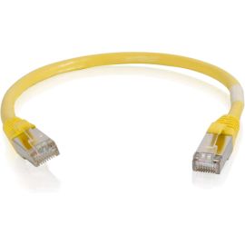 6IN CAT6 SNAGLESS SHIELDED (STP)NETWORK PATCH CABLE - YELLOW