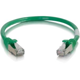 6IN CAT6 SNAGLESS SHIELDED (STP) NETWORK PATCH CABLE - GREEN