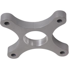 DESIGNER CEILING PLATE - SILVER - THE 4 X 4(IN) MOUNTING PATTERN ALLOWS USE OF 0