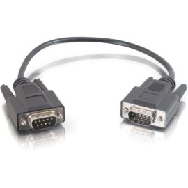 3FT DB9 M/M SERIAL RS232 CABLE-BLACK