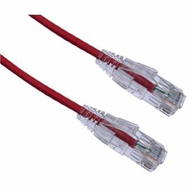 Axiom 1FT CAT6 Snagless BENDnFLEX Ultra-Thin Patch Cable - Red - TAA Compliant