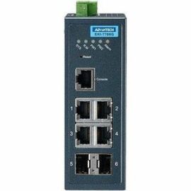 4GE + 2SFP PORT MANAGED ETHERN SWITCH WIDE TEMP