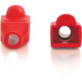 RJ45 SNAGLESS BOOT COVER (6.0MM OD) - RED - 50PK