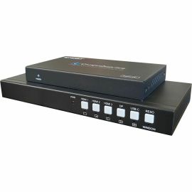 Comprehensive Pro AV/IT Integrator Series 5x2 Seamless Presentation Switcher with Multi-Viewer & HDBT Extension up to 230ft