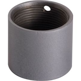 THREADED PIPE COUPLER - SILVER
