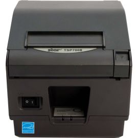 Star Micronics TSP743IIU-24GRY Direct Thermal Printer - Monochrome - Wall Mount - Receipt Print - USB - With Cutter - Gray