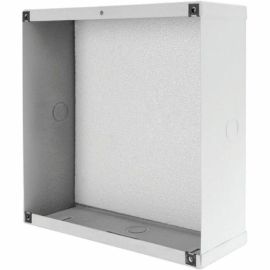 RECESSED MOUNT ENCLOSURE FOR SQUARE BAFFLE ASSEMBLIES,6IN DEEP,WHITE POWDER COAT