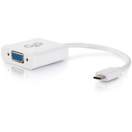 USB 3.1 USB-C TO VGA VIDEO ADAPTER - WHITE (TAA COMPLIANT)