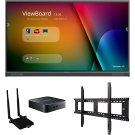 ViewSonic ViewBoard IFP8652-1C-C1 - 4K Interactive Display, WiFi Adapter, Fixed Wall Mount, Chromebox - 400 cd/m2 - 86