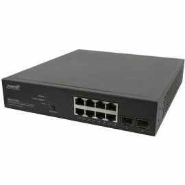 SMART MANAGED POE+ SWITCH, 8-PORT GIGABIT POE+, 2-PORT 100/1000 SFP
