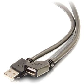 C2G 50ft USB Extension Cable - Active USB A to USB A Extension Cable - Plenum Rated - USB 2.0 - M/F