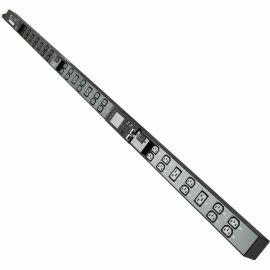 Eaton Tripp Lite Series 8.6kW 200-240V 3-Phase IsoBreaker Managed PDU - Gigabit, 36 Outlets, L21-30P Input, LCD, 10 ft. (3 m) Cord, 0U, 70 in. (1.8 m) Height, TAA