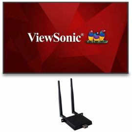 ViewSonic Commercial Display CDE8630-W1 - 4K, 24/7 Operation, Integrated Software and WiFi Adapter - 450 cd/m2 - 86
